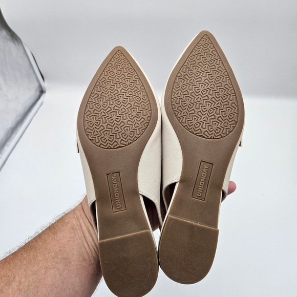 UNIONBAY Pamira Women's Oat Milk Pointed Toe Slingback Flats Size 8.5M - Picture 5 of 7